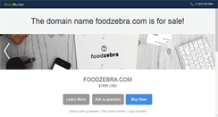 Desktop Screenshot of foodzebra.com